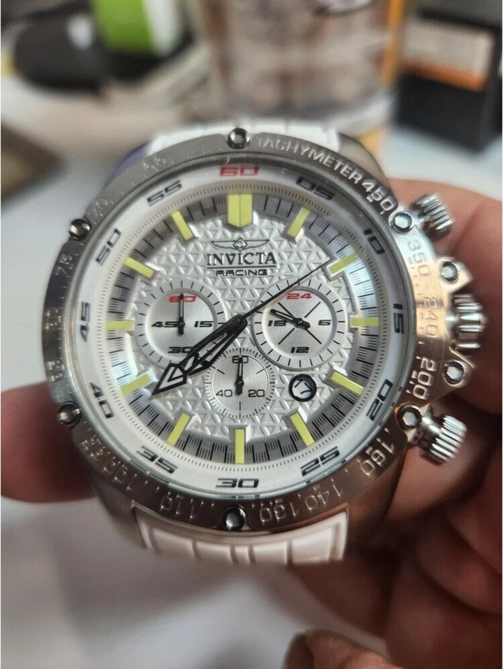 Invicta Speedway Tarmax GTR Men's Watch - 52mm. White (50311)